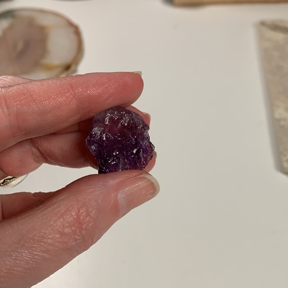 Genuine Rough Raw Amethyst Crystal Set - Picture 5 of 6